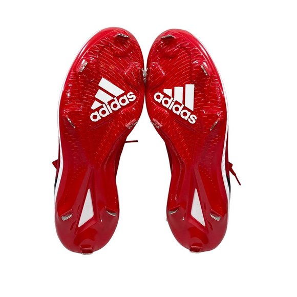 Adidas Icon Bounce Hybrid Red Baseball Cleats NWT - Picture 4 of 15